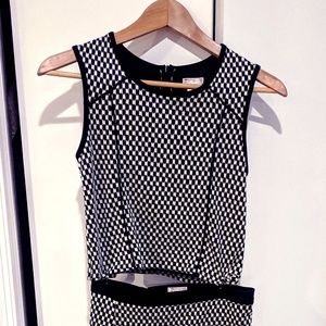 sally miller 2 piece B&W Couture